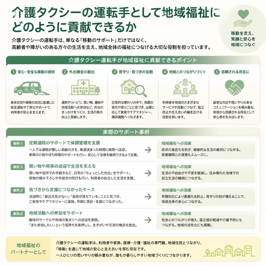 地域福祉に貢献するやりがい