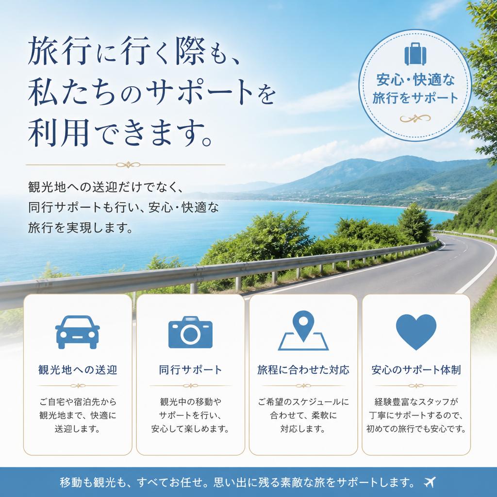 旅行サポートの特色