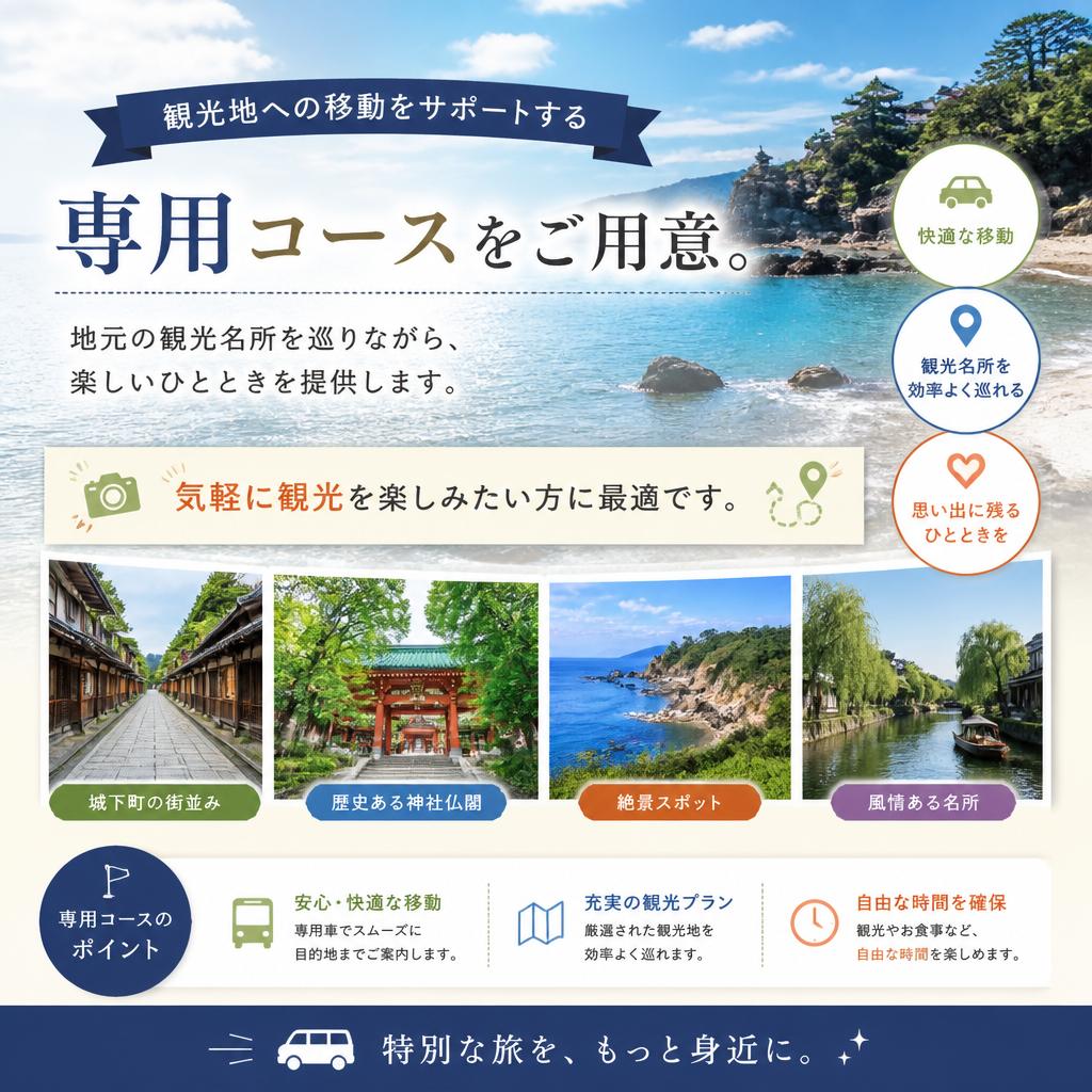 観光送迎サービスの魅力
