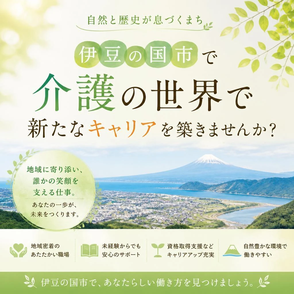 伊豆の国市で介護の世界で新たなキャリアを築きませんか？