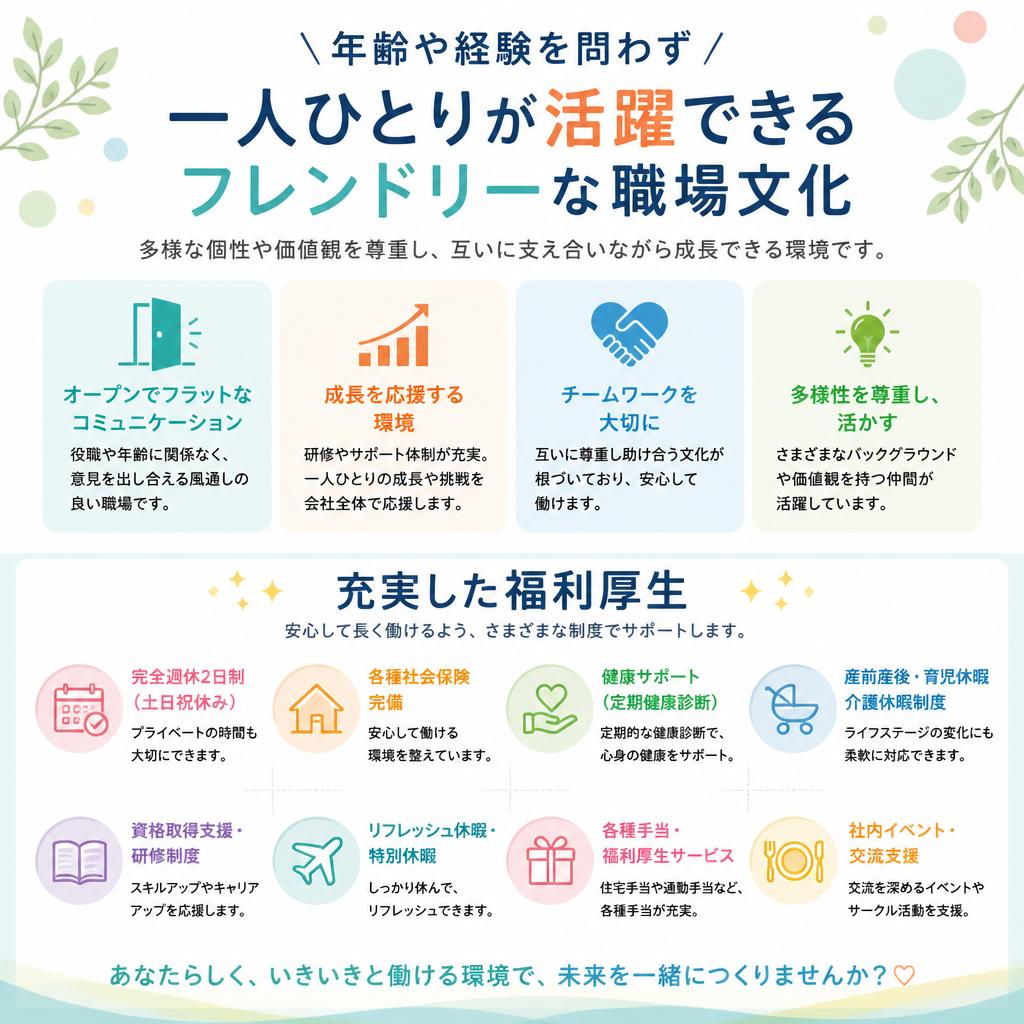 働く環境とチームの雰囲気
