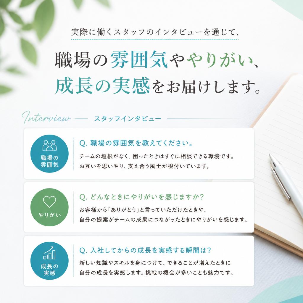 社員の声