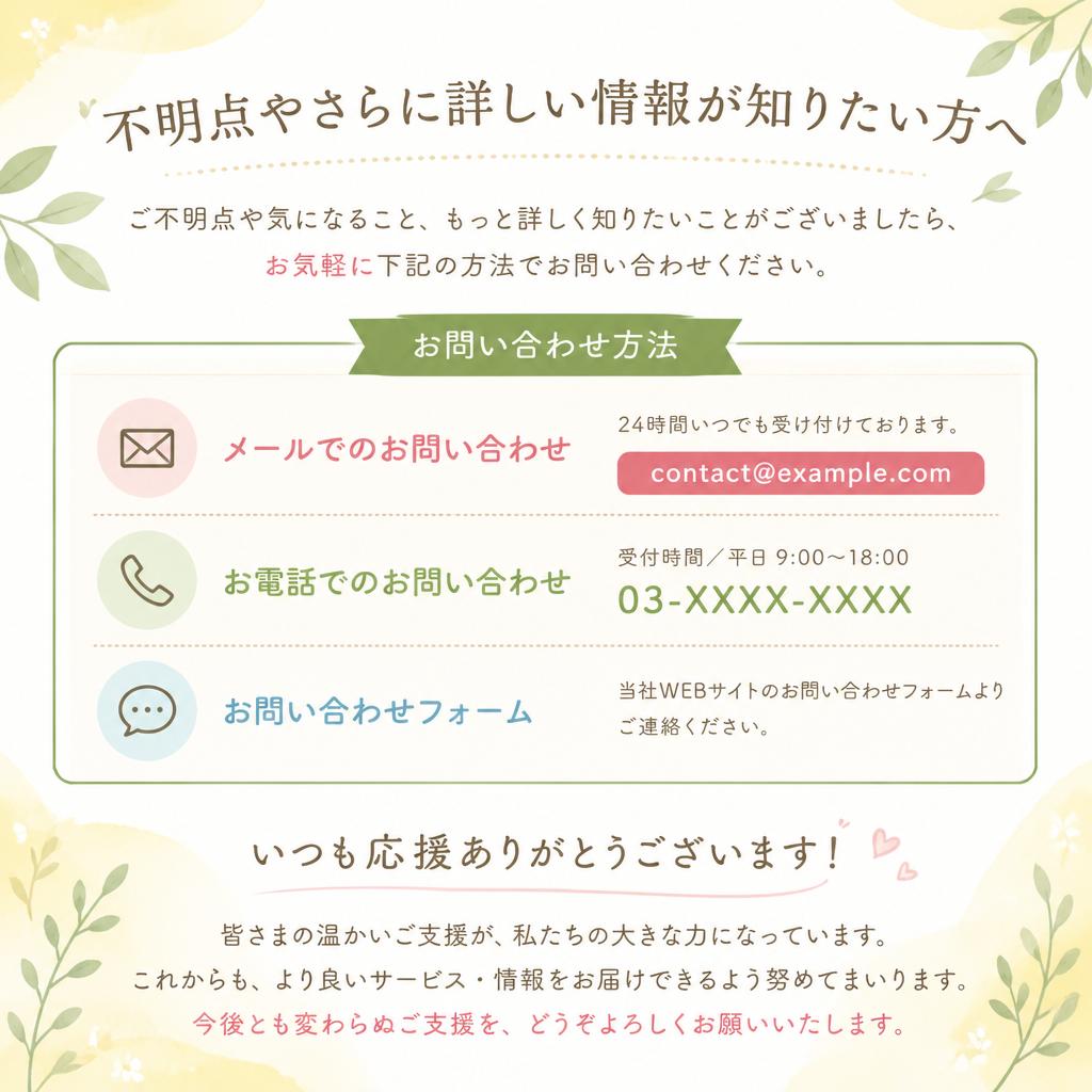 お問い合わせのご案内