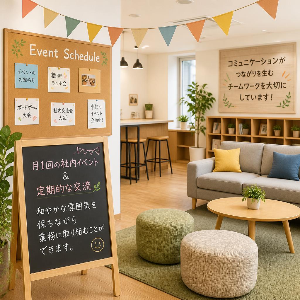 コミュニケーションを大切にする職場環境