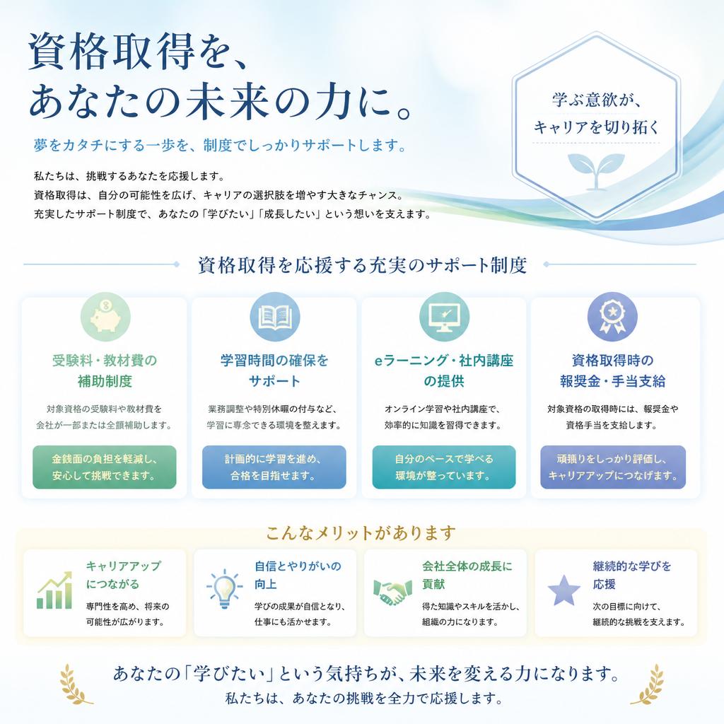 資格取得支援制度