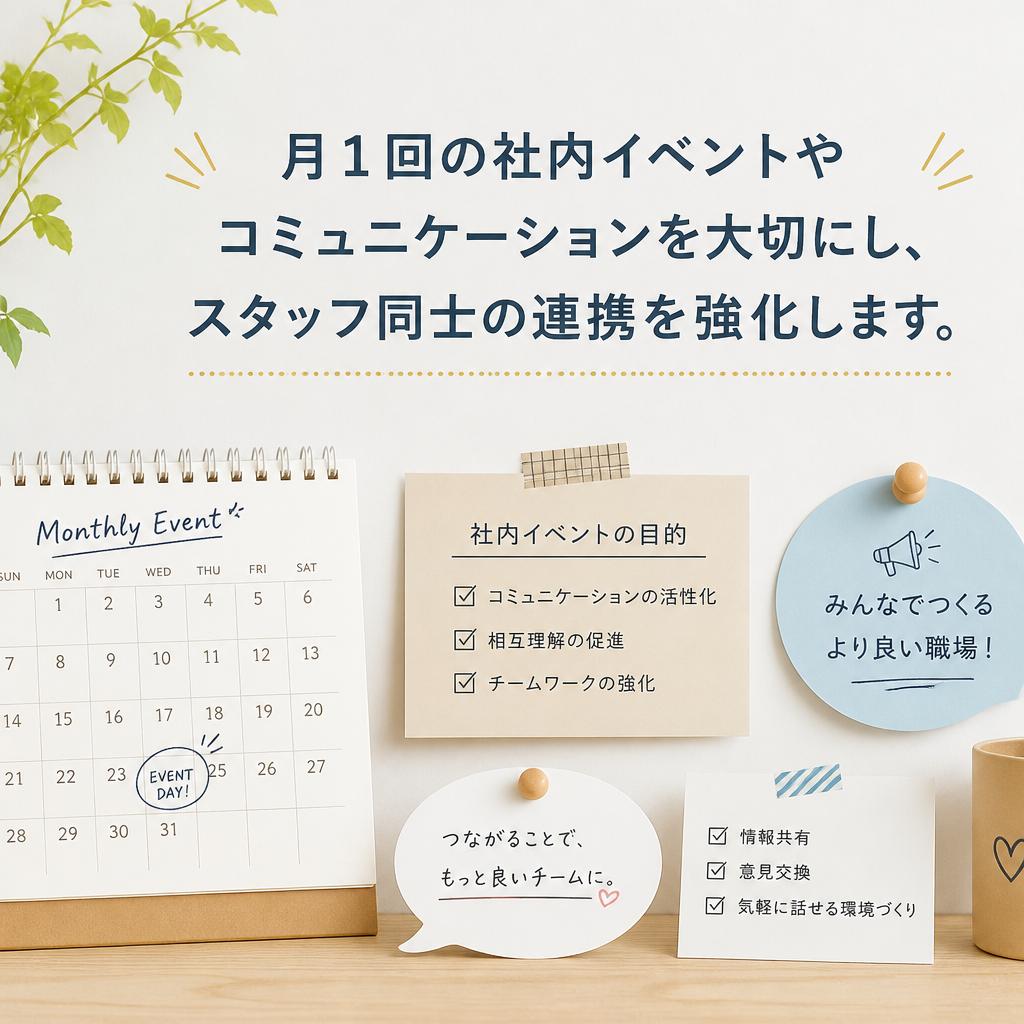 チームワークを重視