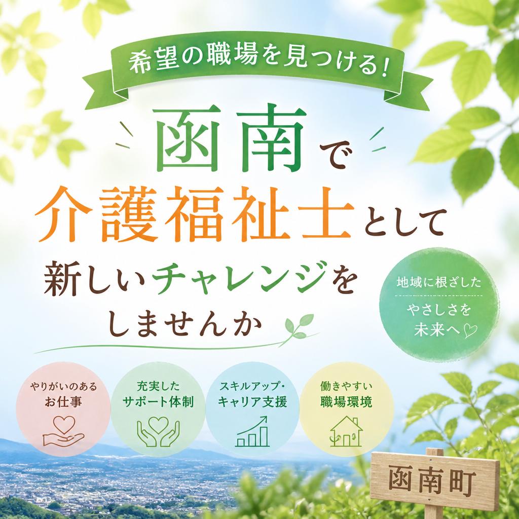 希望の職場を見つける！函南で介護福祉士として新しいチャレンジをしませんか