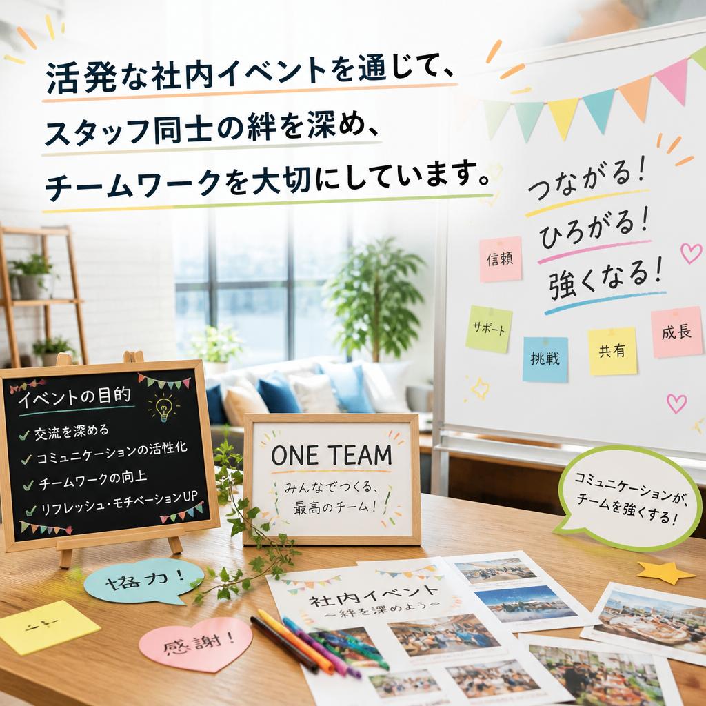 コミュニケーション重視の職場環境