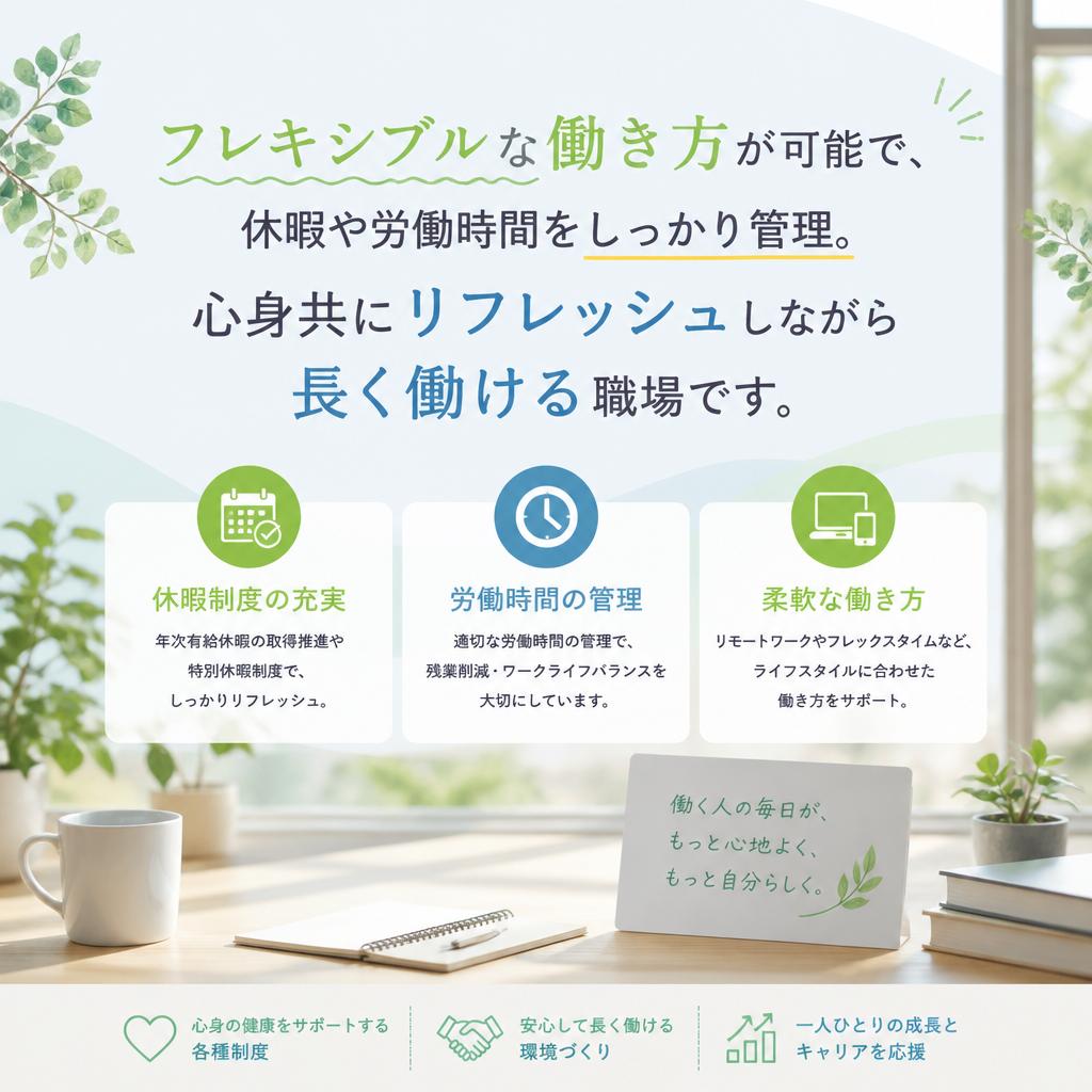 働きやすい職場環境